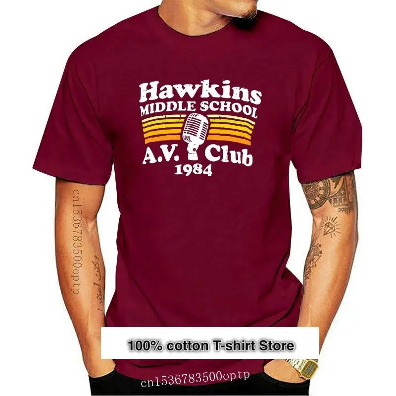 

Школа Secundaria de Hawkins una V Club T camisa hawkins av club once netflix extramo Дастин мен Майк Лукас