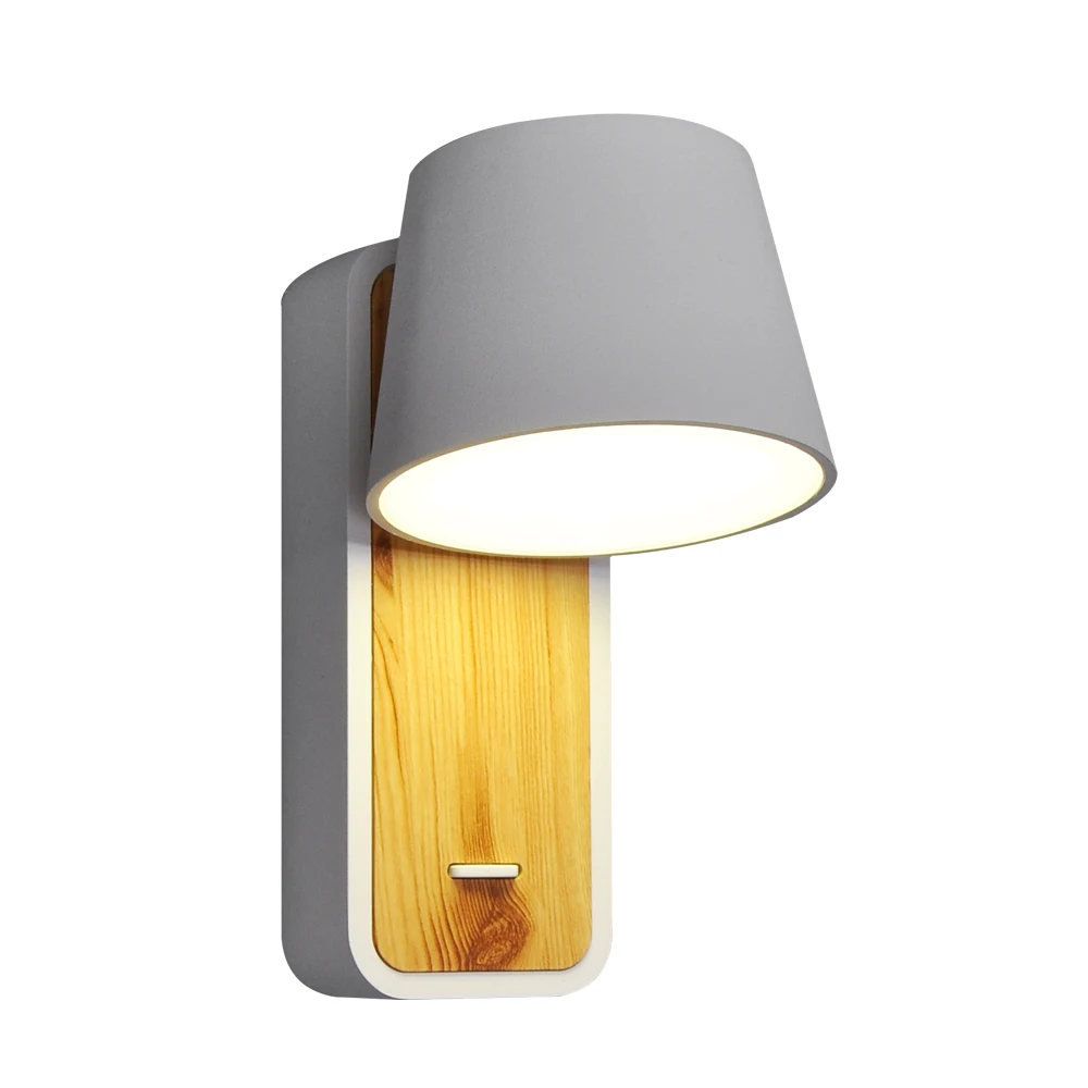 Nordic светодиодные фонари украшение для стен Спальня творческий прикроватная