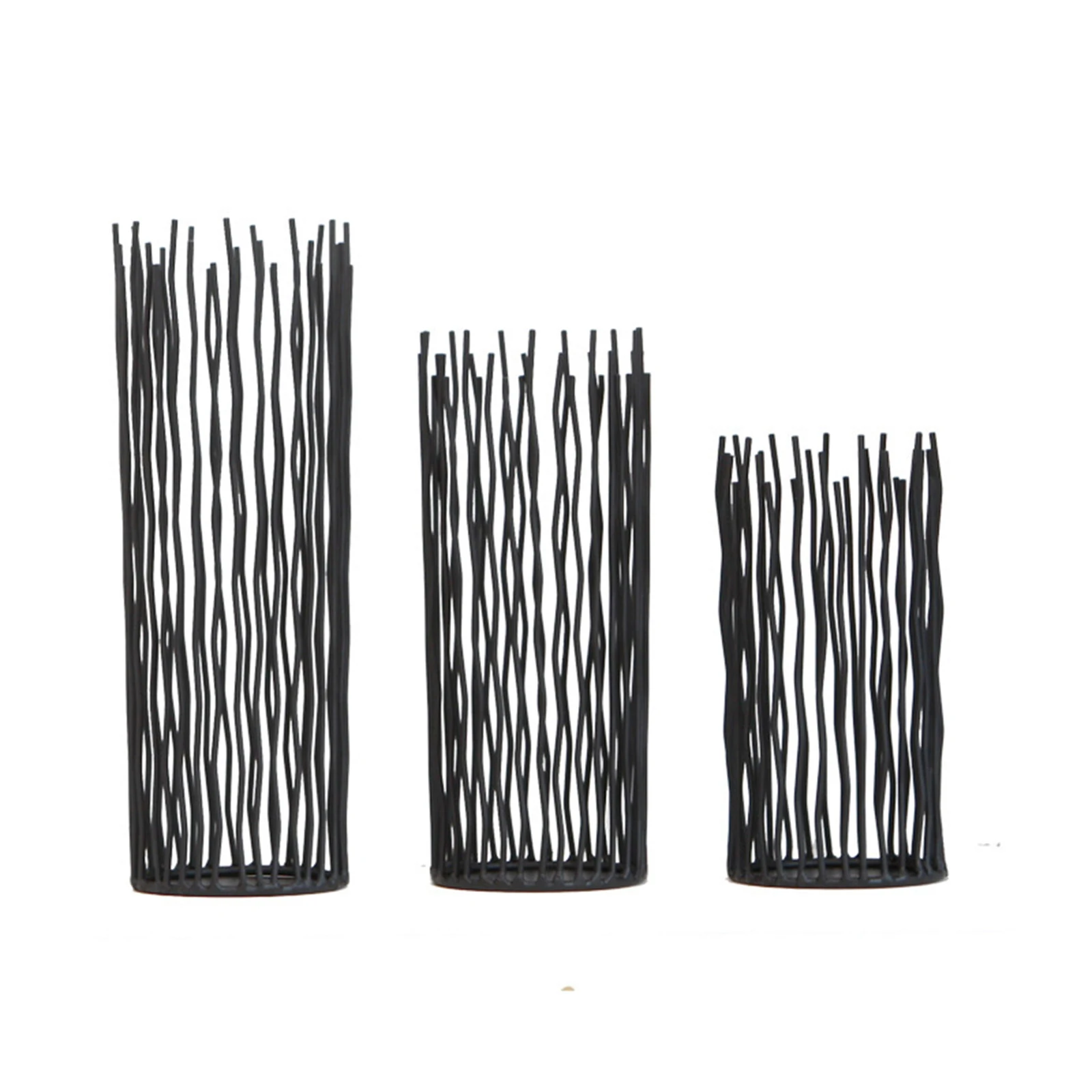 Современный подсвечник из кованого железа свадебный реквизит романтический