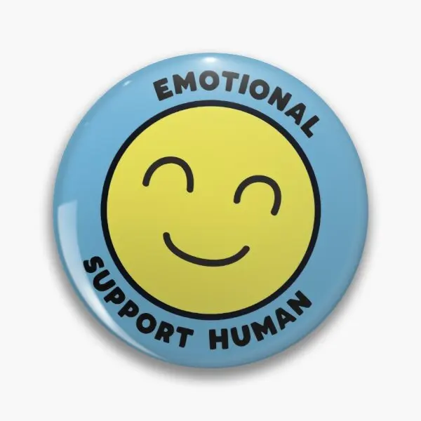 

Emotional Support Human Soft Enamel Pin Badge Brooch Decor Lapel Pin Metal Cartoon Women Lover Collar Funny Hat Clothes Gift
