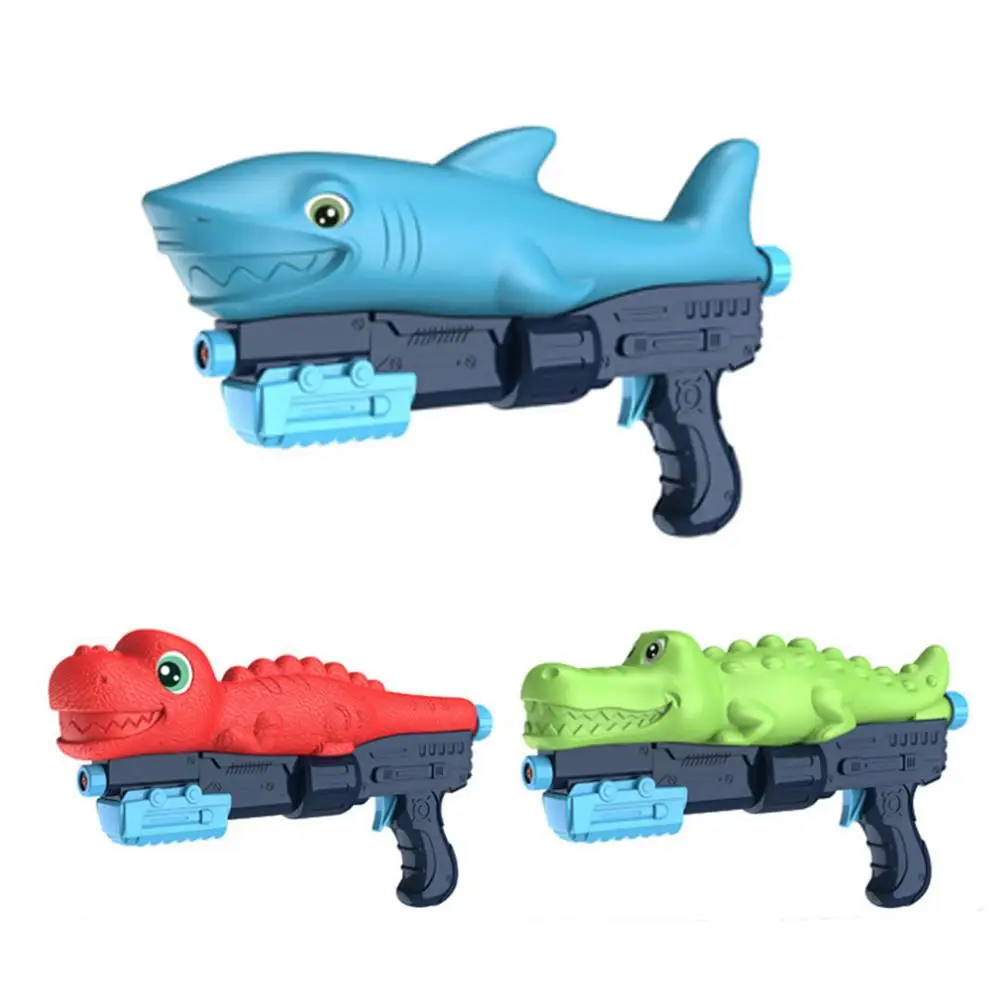 

Water Shooting Toy Soaker Shark Dinosaur Shape Water Spraying Toy Summer Beach Toys Children Outdoor Fun Interactive Toy Gift