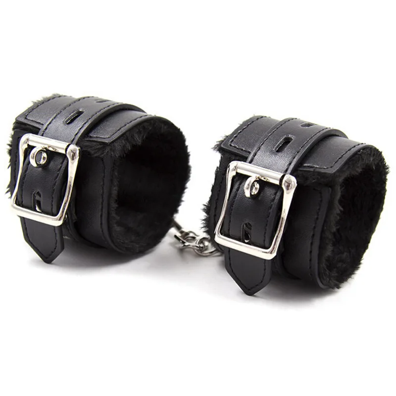 2pcs/set PU Leather Sex Handcuffs with Eye Mask Toys for Couples Adult Games Slave Bondage Restraints Erotic Accessories | Красота и