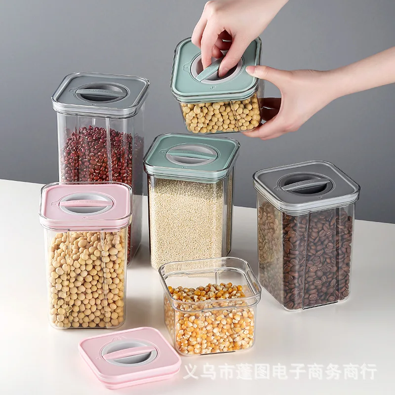 Банки коробка для хранения продуктов холодильник пластиковый резервуар