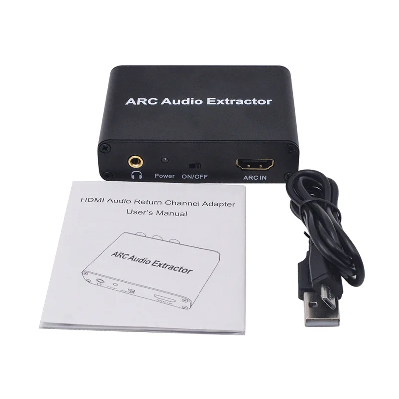 Совместимый с HDMI аудио адаптер DAC ARC L/R коаксиальный SPDIF разъем экстрактор