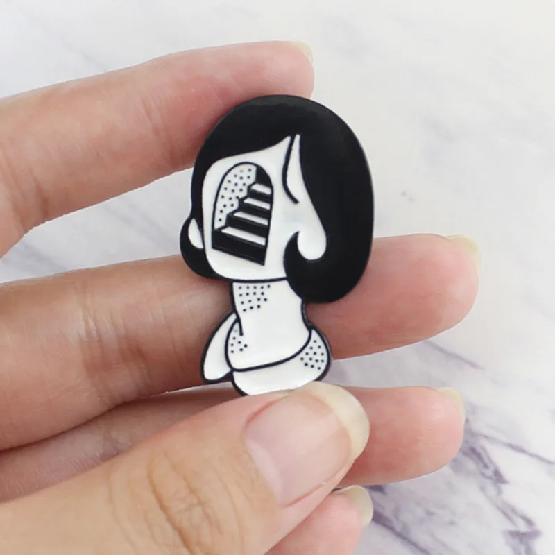 

Creative Design Multi-eye Avatar Brooch Image Badge Brooch Enamel Pins for Backpack Badge Bag Collar Lapel Decoration Jewelry