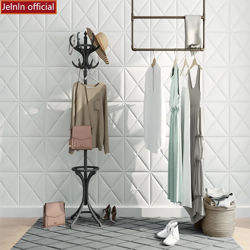 3d пенопластовые стерео настенные наклейки самоклеящиеся обои мягкая сумка для