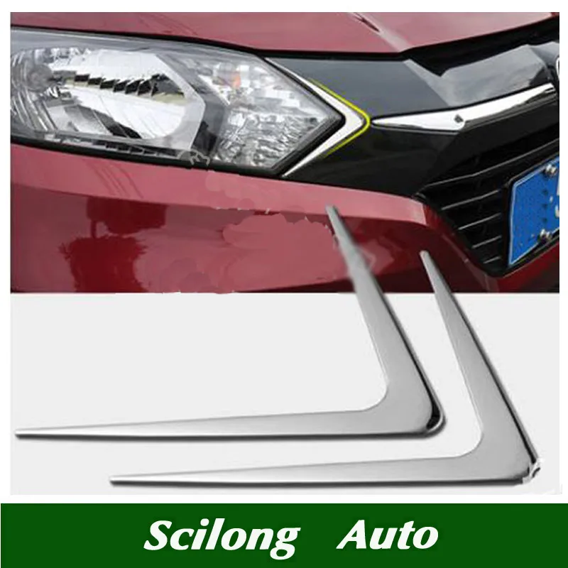 Стайлинга автомобилей головной светильник s декоративная отделка Треугольники