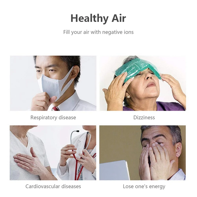 

Personal Wearable Air Purifier Necklace/Mini Portable Air Freshener Ionizer/Negative Ion Generator/Low Noise for Adults Kids Pin