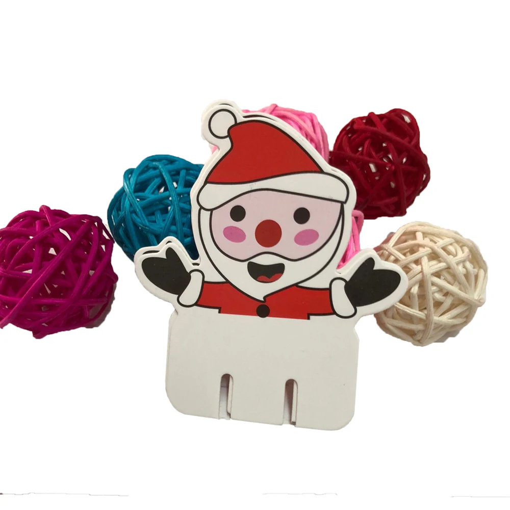 Santa Claus2 10 шт./Шляпа Санты Navidad Рождество домашняя кружка карточные украшения для семьи стол место карты вечерние принадлежности - Цвет: Santa Claus2