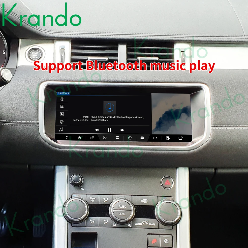 Автомобильный радиоприемник Krando Android 10 0 8G 128G 25 ''для Land Rover Evoque 2012-2018