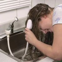 portable handheld splash shower tub sink faucet attachment hose head washing sprinkler shower kit spray pet