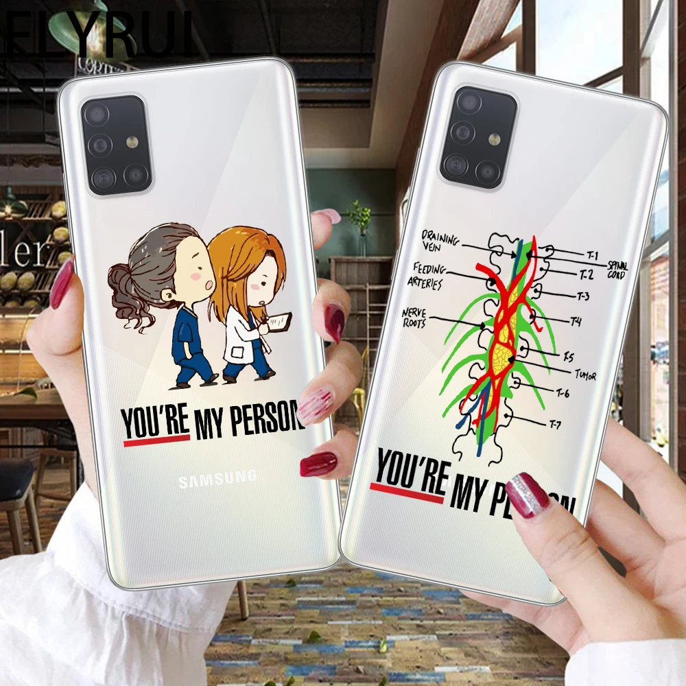 Анатомия с принтом You Are My лицо чехол для телефона Samsung A52 A72 A32 A42 4G 5G A02 A12 A31 A41 A51 A71 A21S