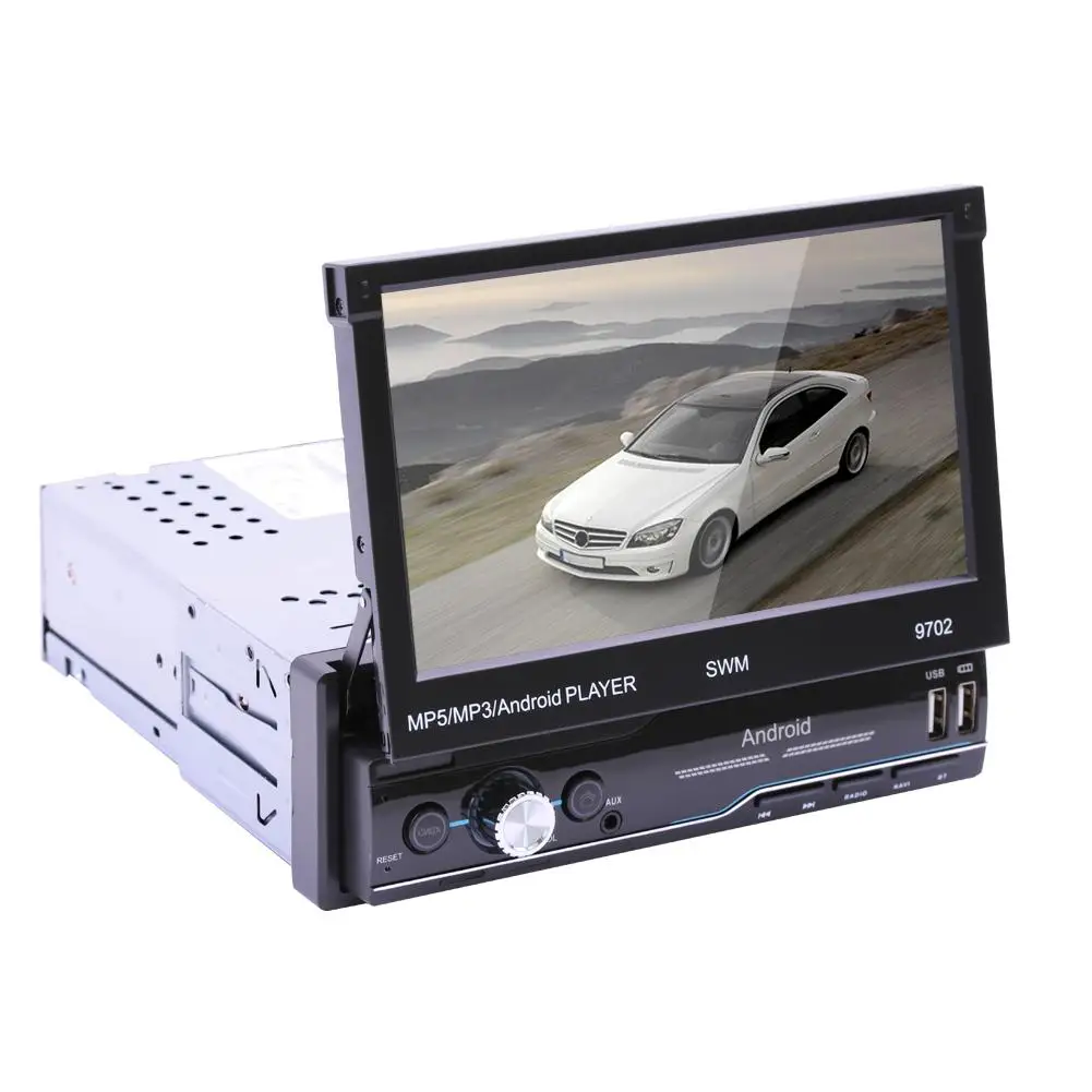 Автомобильный радиоприемник 7 дюймов Android 8 1 GPS навигация Wifi USB зарядка Din HD
