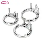 IKOKY 3 размера на выбор, Мужская мастурбация, сдерживающая член, клетка, аксессуары, дополнительное кольцо на член, Мужской пенис, замок, устройство целомудрия