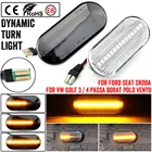 Светодиодный динамический боковой указатель поворота светильник VW Up Caddy T5 Amarok Jetta Golf 3 4 Fox Beetle Lupo Фольксваген шаран, Фольксваген Бора Passat Polo Vento