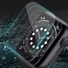 Прозрачное защитное стекло HD PET для Apple Watch 6 SE 5 4 40 мм 44 мм, 123 шт., не закаленное стекло для Iwatch серии 3 2 1 38 мм 42 мм