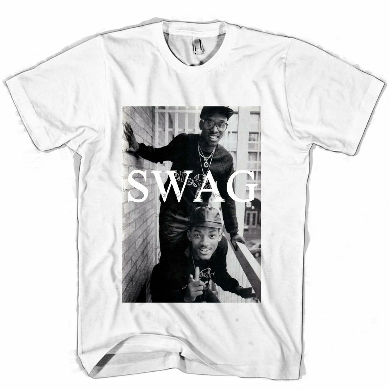 Новая мужская рубашка SWAG WILL SMITH FRESH PRINCE WO Мужская футболка из США крутые футболки с