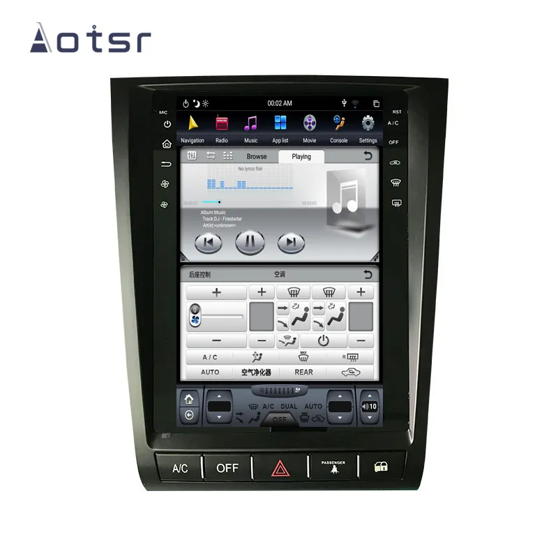 Тесла Android6.0 автомобиля нет dvd плеер gps навигации для Lexus GS GS300 GS350 GS450 GS460 2004 2011