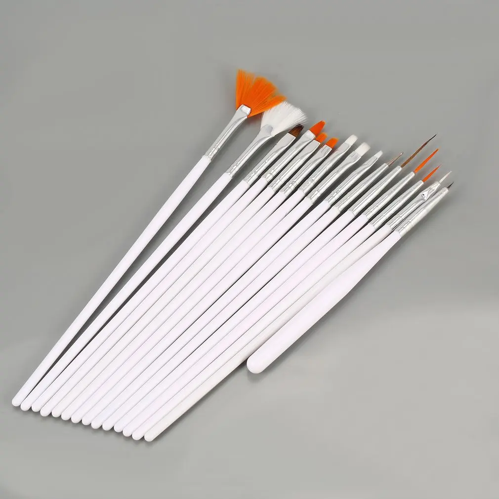 

15PCS/set Manicure Tools Nail Brush Dotting Painting Drawing Pen Nail Art Brush Gel Polish Brushes Tools Gel Painting Pen