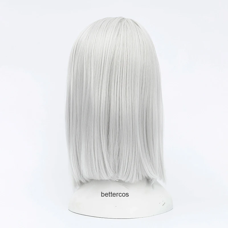 Overwatch Эш косплей парик 30 см короткие прямые синтетические волосы синтетический