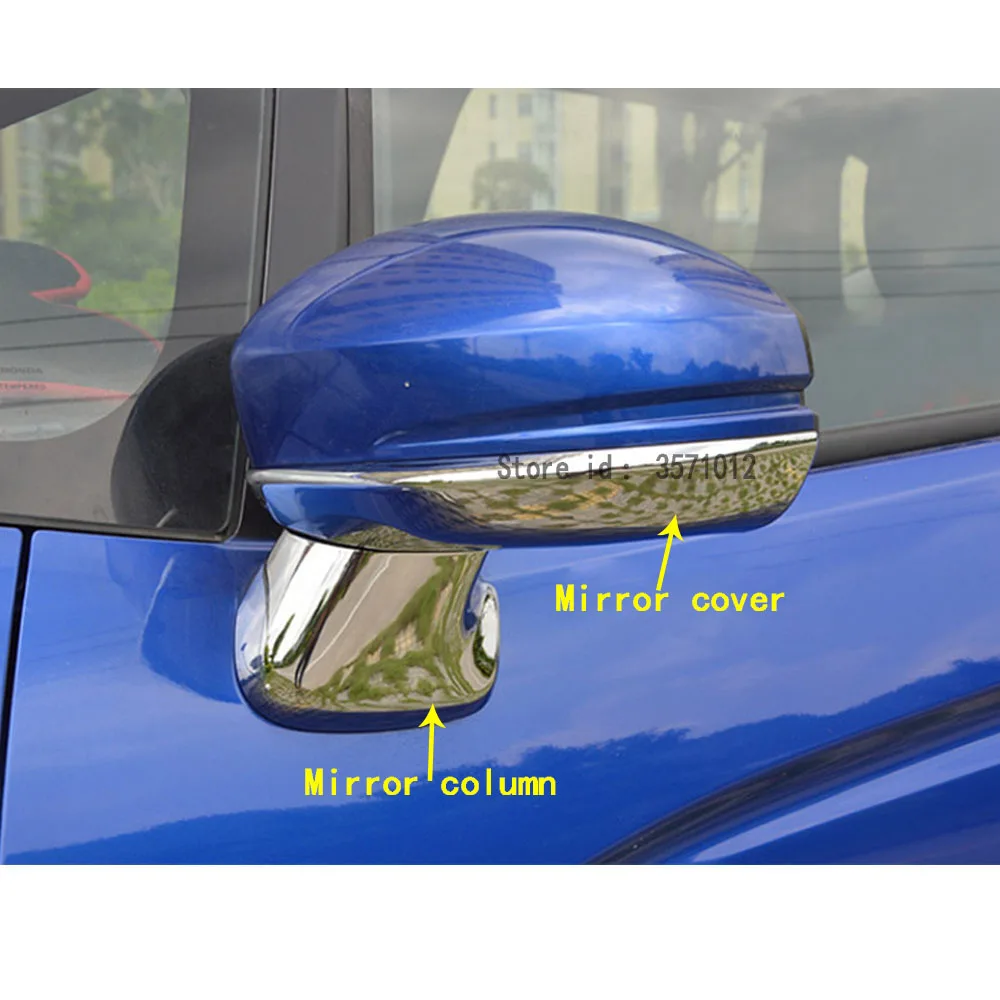 Автомобильное хромированное боковое зеркало заднего вида из АБС пластика крышка