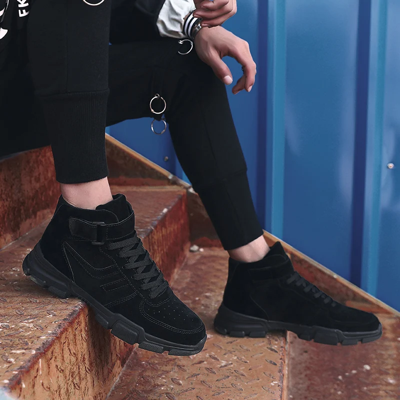 Мужские беговые кроссовки с высоким верхом демисезонная спортивная обувь для