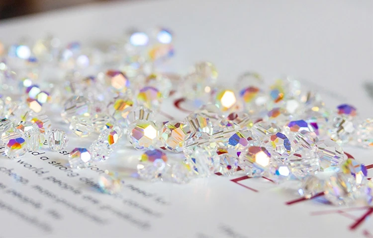 

100% Original Crystal 5000 Bicone beads from Austria loose beads rhinestone for DIY jewelry making wholesale a lot