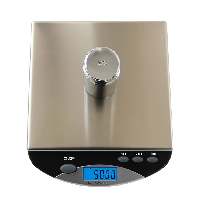 Портативные цифровые кухонные весы из нержавеющей стали 6 кг x 1 г|Весы| |