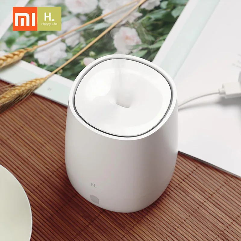 Xiaomi Youpin HL Портативный USB мини воздушный диффузор для ароматерапии и увлажнитель 120 мл тихий ароматический Туман чайник 7 светильник цвета для дома и офиса
