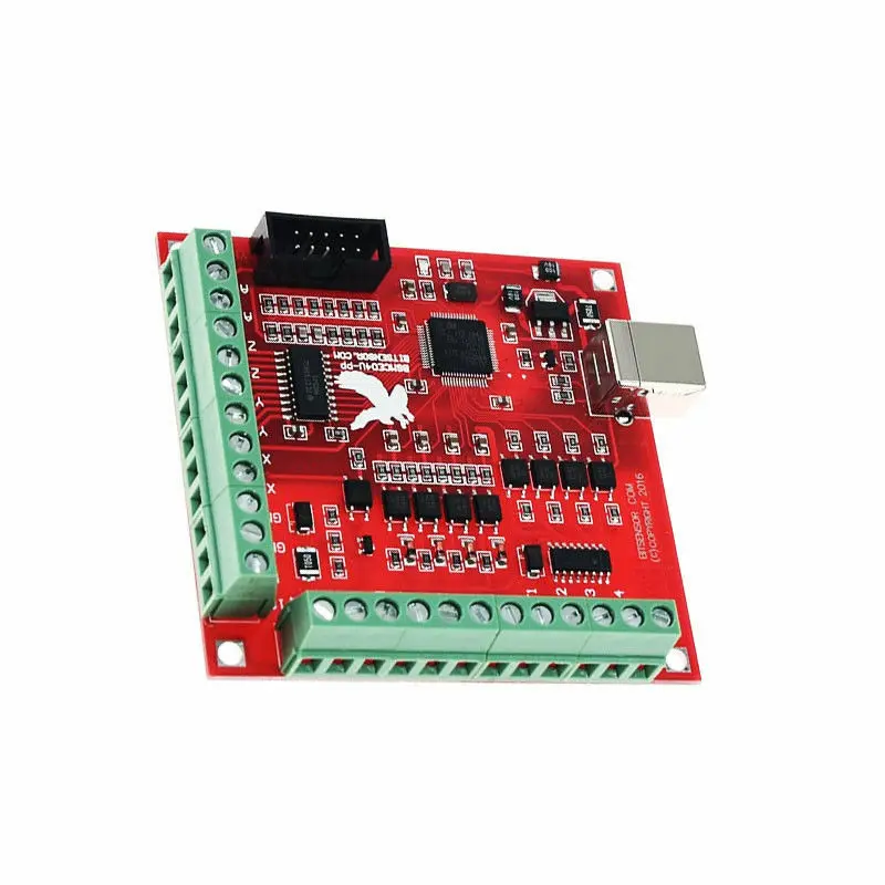 100 кГц USB CNC MACH3 Breakout Board 4-осевой интерфейс драйвер управления движением Лер для