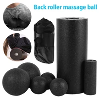 5pcs yoga massage rollerfitness ball foam roller set for back pain self myofascial treatment pilates muscle release exercises