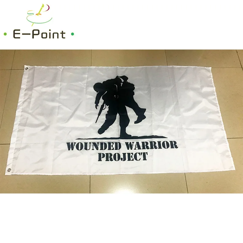 

Проектный флаг раненного воина 3 фута * 5 футов (90*150 см), размер, рождественские украшения для дома, флаг, баннер, подарки