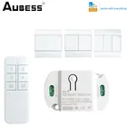 Настенный смарт-выключатель AUBESS EWeLink с приложением, Wi-Fi, 123 клавиш, RF кнопка, сделай сам, релейный модуль таймера Google Home Alexa