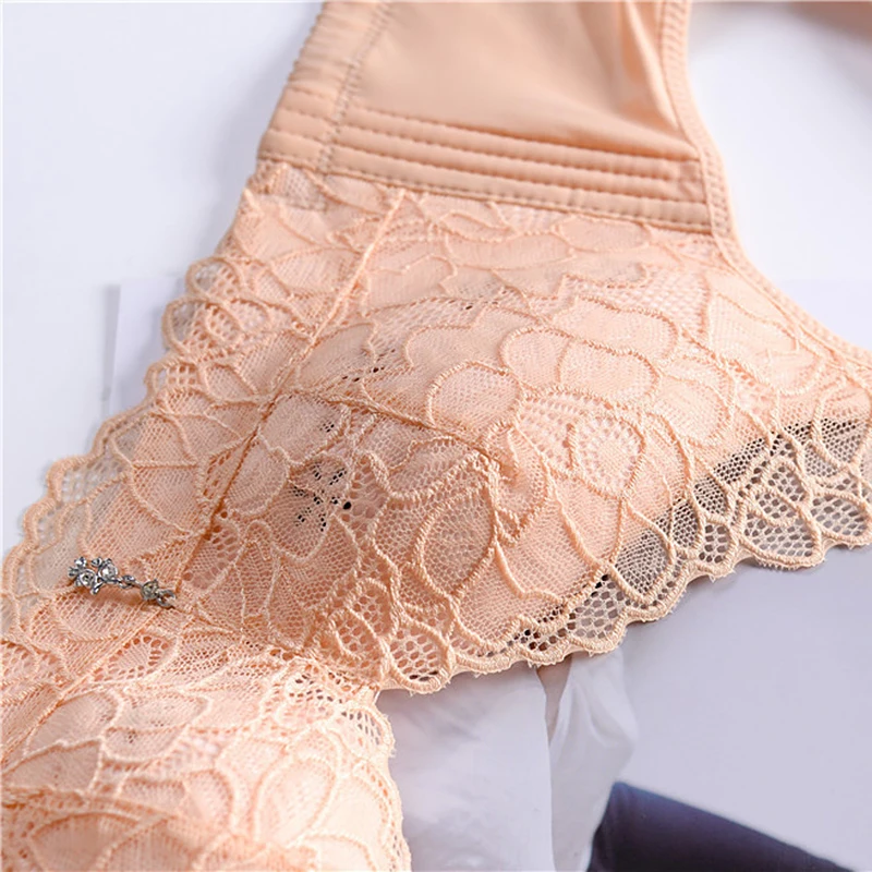 

Women Sexy Lace Bras Panties Set Push Up Plus Size Bra Lingerie CD Cup Wirefree Underwear Set Brassiere Backless Intimates #F