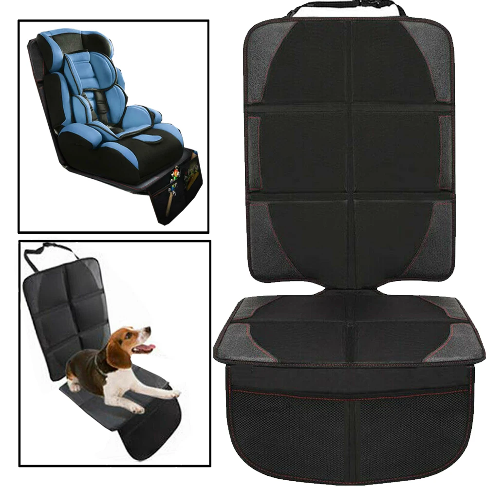 

Car Seat Cover Child Children Kids Safety Seat Protective Sheet Mat Pad Auto Baby Seat Protector Pet Dirt Kick Mat Organizer BLK