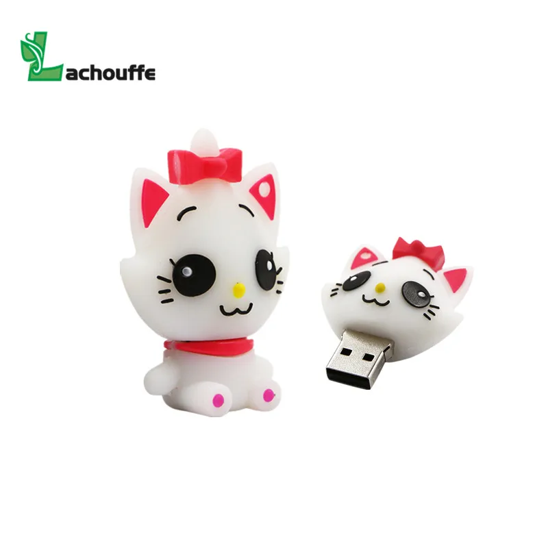 Usb флеш накопитель с милыми мультяшными животными котами 4 ГБ 8 16 32 64 ГБ|USB