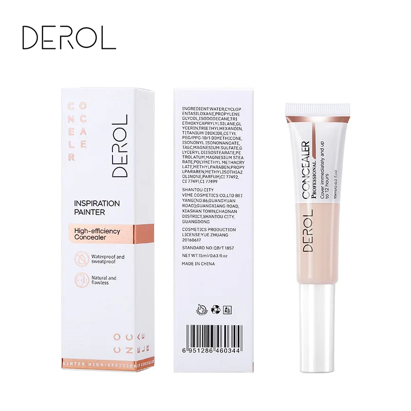 

Hydrating Concealer Covers Spots and Acne Marks, Freckles and Dark Circles, Foundation and Concealer Makeup Concealer