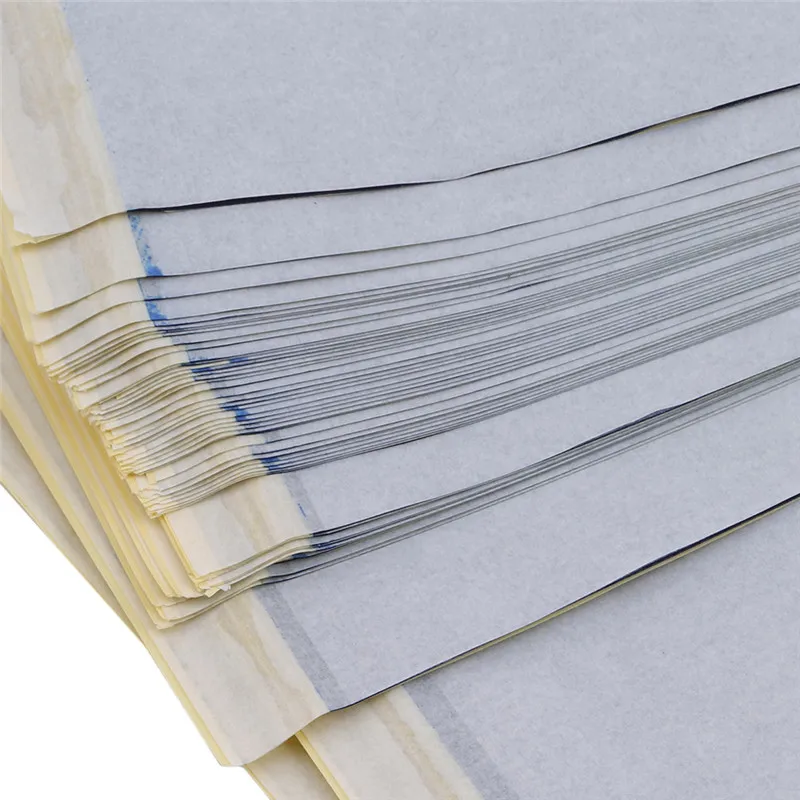 Высококачественная копировальная бумага для татуировок синий цвет фотобумага термотрафарет карбоновая