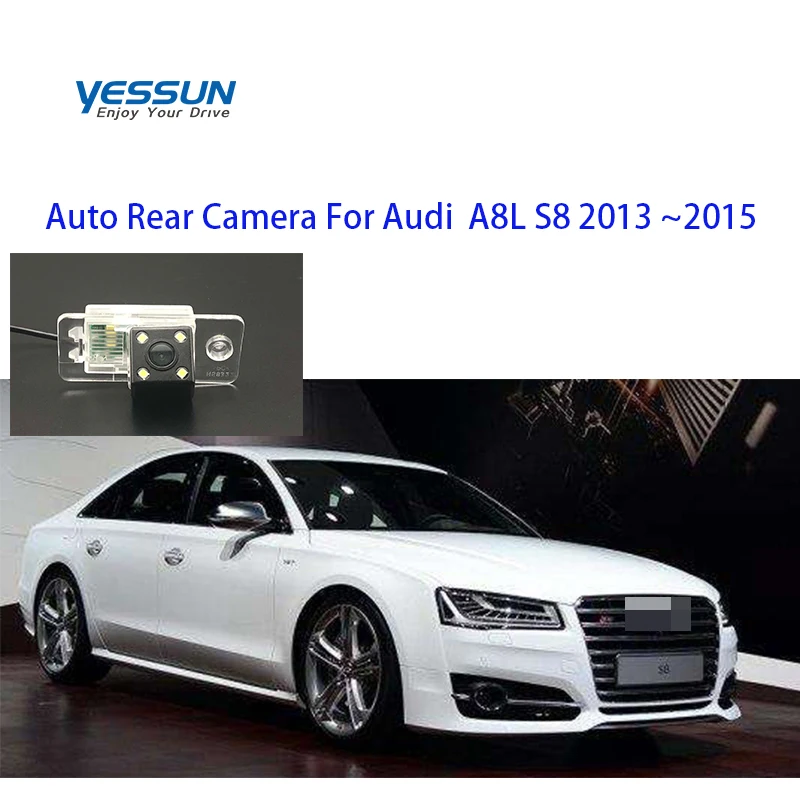 

Yessun Car Rear View Camera For Audi A8L S8 2013 ~2015 rearview parking camera/ license plate camera/trajectory dynamic camera