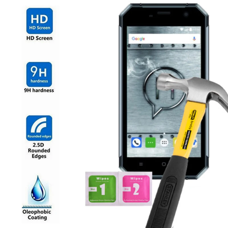 2 шт. для myPhone Hammer Energy Glass закаленное стекло 3G 5 0 дюймов чехол с защитной пленкой
