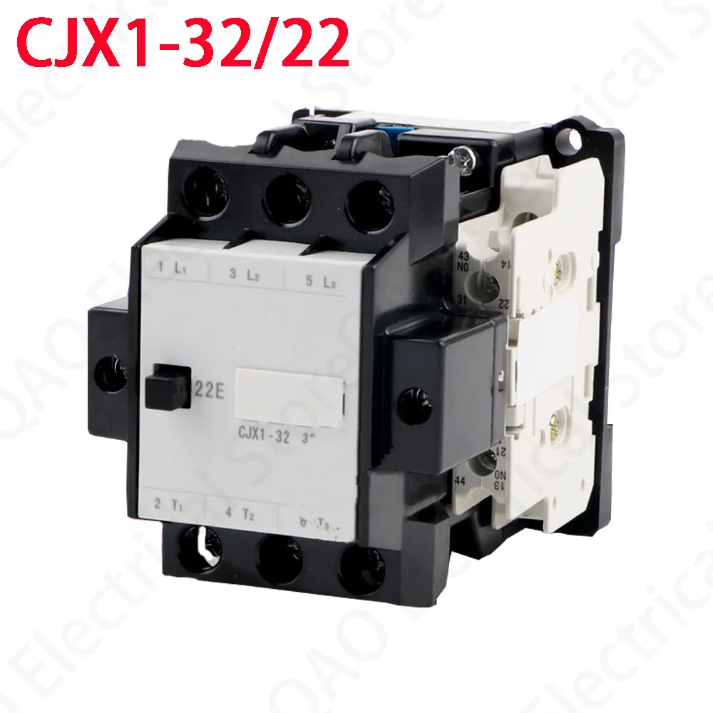 CJX1 32/22 2NO + 2NC контактор переменного тока AC220V AC380V AC110V AC36V AC24V (3 ТБ)|Замыкатели| |