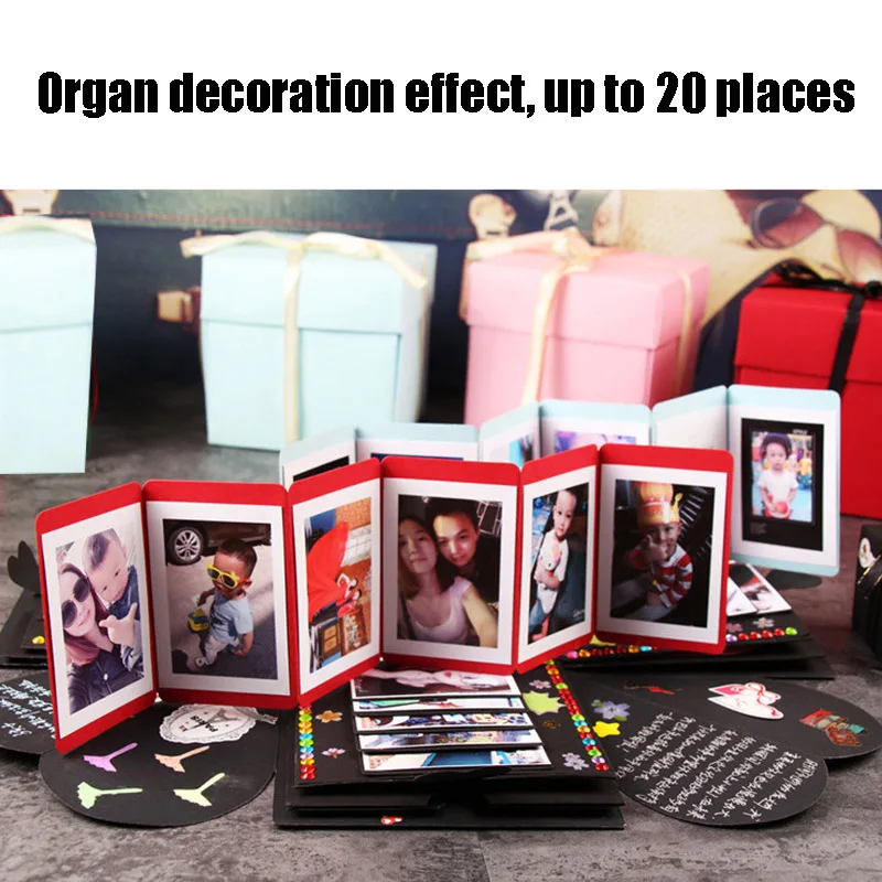 Сюрприз взрыв коробка альбом памяти фотоальбом наборы юбилей подарок для дома