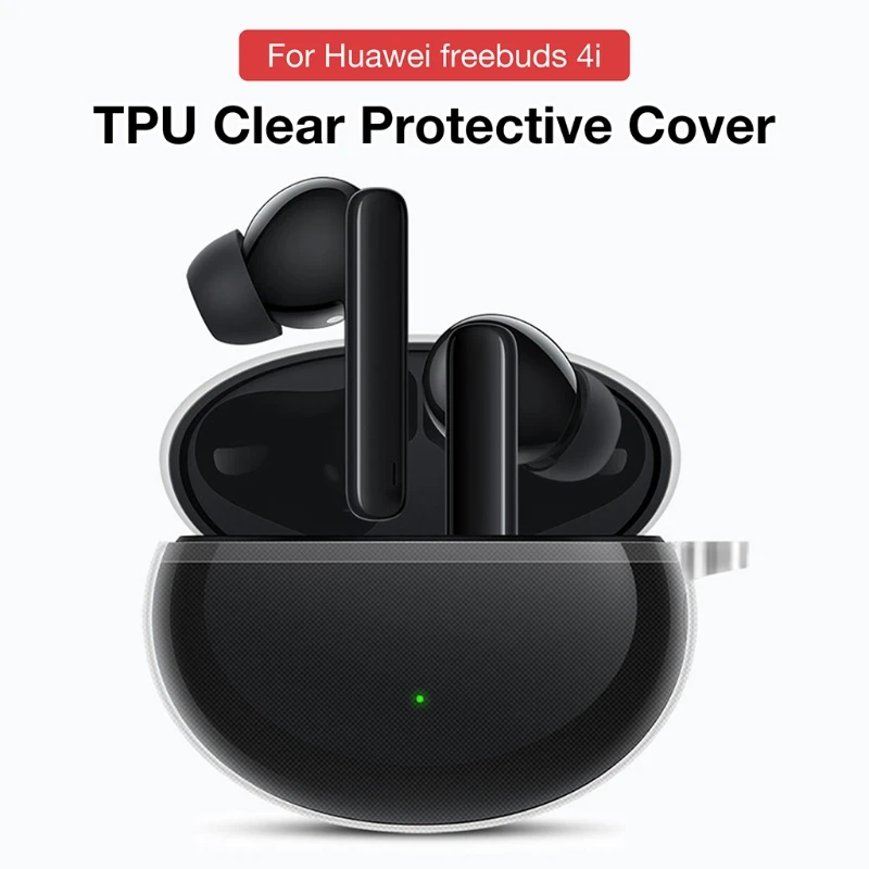 

2021 New Anti-fall Waterproof TPU Clear Protective Case Cover for huawei freebuds 4i