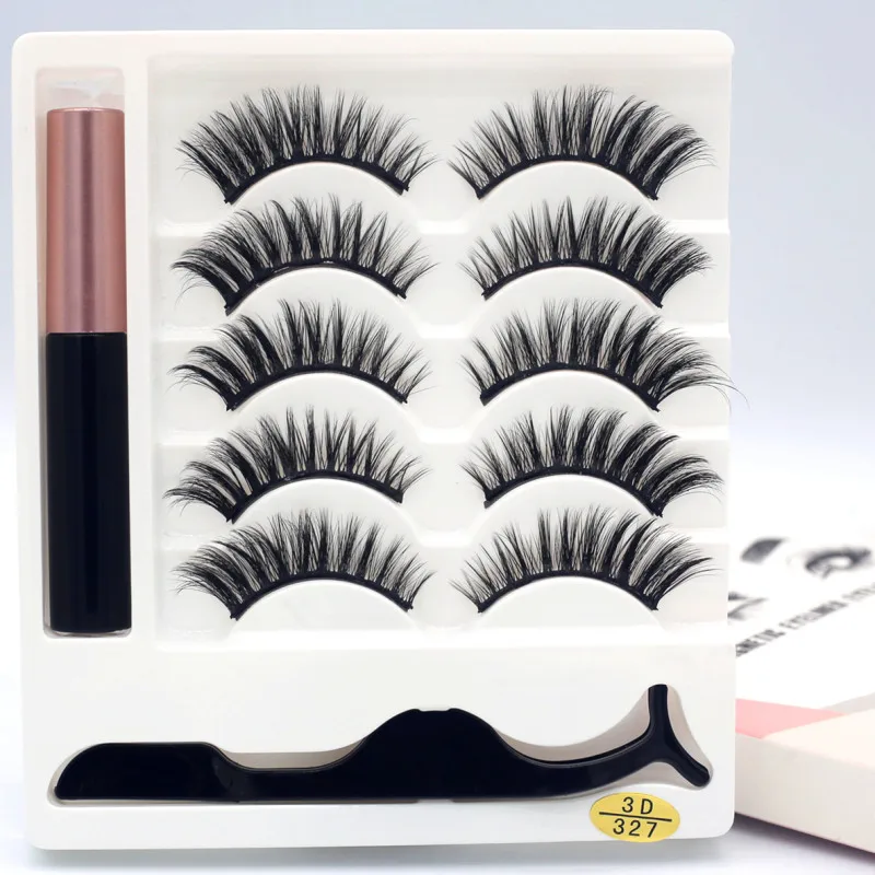 

Magnetic Lashes False Eyelashes Magnet Eyelash Magnetic Liquid Eyeliner Magnetic EyelinerFaix Cil Naturel Eyelashes Makeup Set