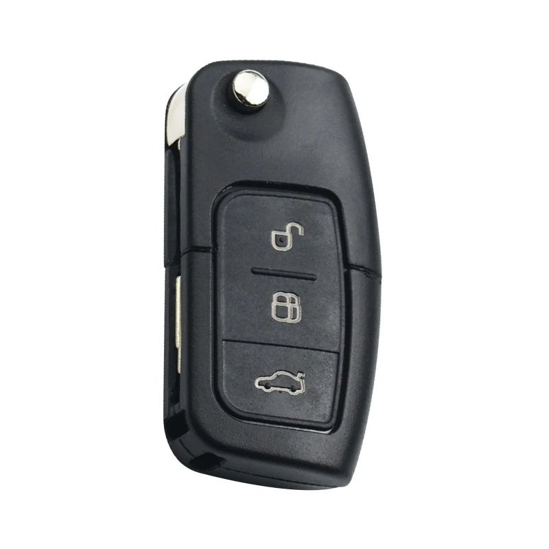 

Чехол для брелка с ключом for -Ford Focus Fiesta C Max Ka F021 HU101 Blade Remote Car 2 Button, амортизирующий, водостойкий