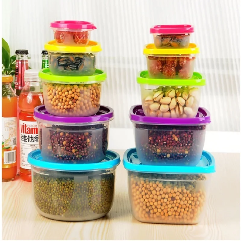 

5 шт., пластиковые контейнеры для микроволновой печи