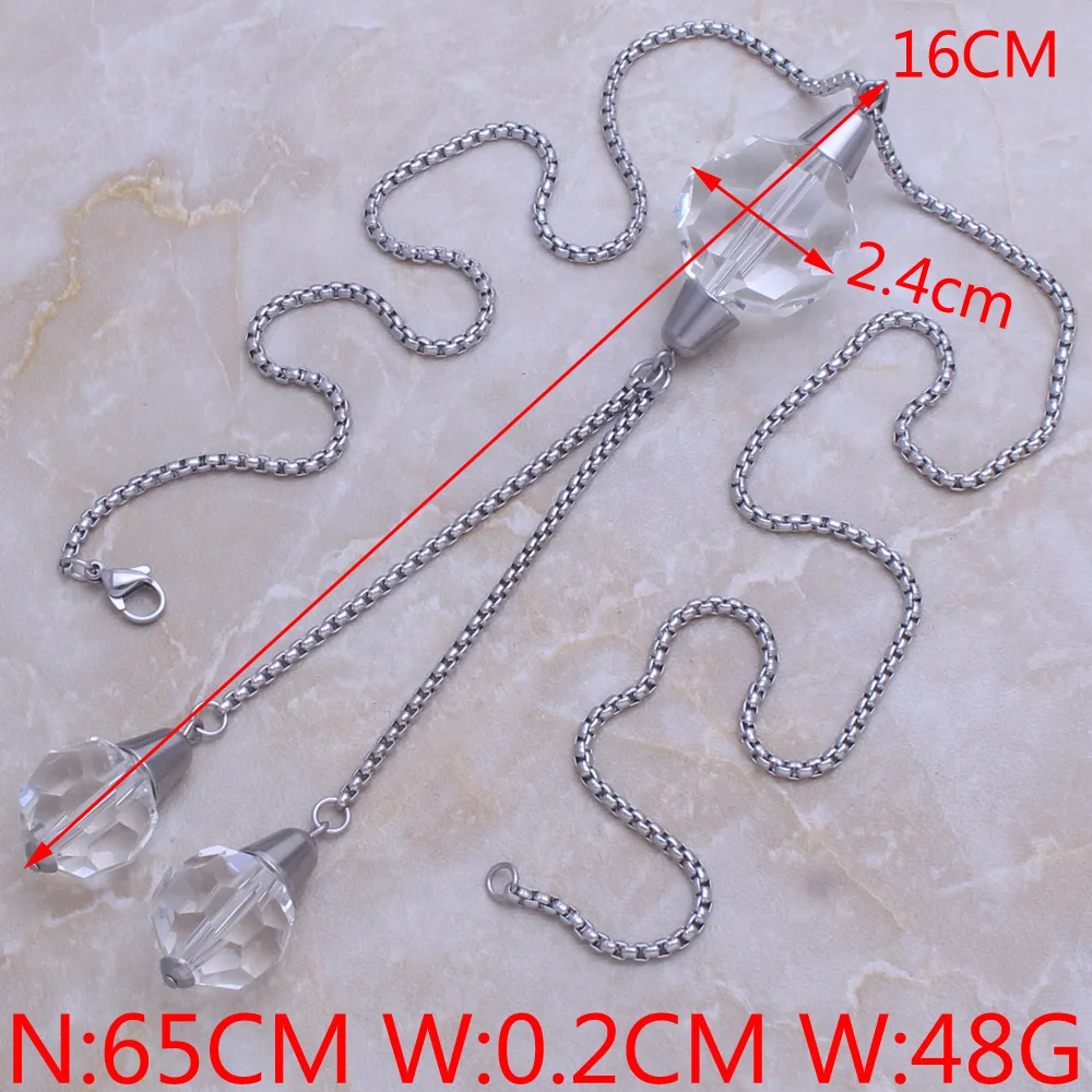 Мода из нержавеющей стали ювелирные изделия местный на длинной цепочке большой