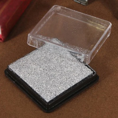 

Ink pad stamp pad for wedding letter Document silver