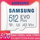 SAMSUNG MC EVO Plus TF-карта, 512 ГБ, 256 ГБ, 128 ГБ, A2 V30 SDXC 64 Гб A1