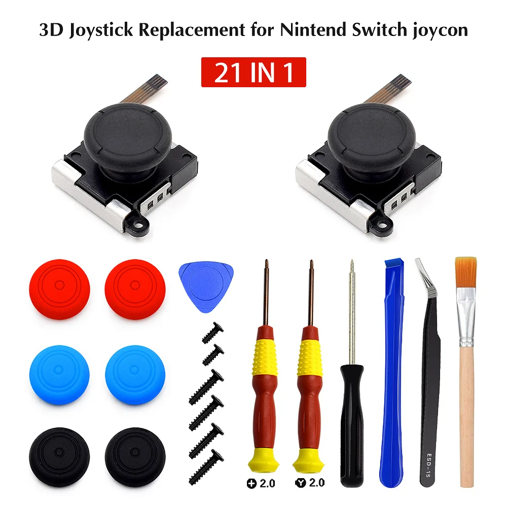 3D Аналоговый джойстик Joy con сменный геймпад Стик для Nintendo Switch NS Joystic JoyCon